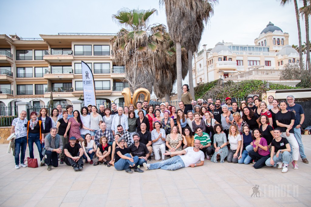 Foto de grup del 10è aniversari de Tandem Club