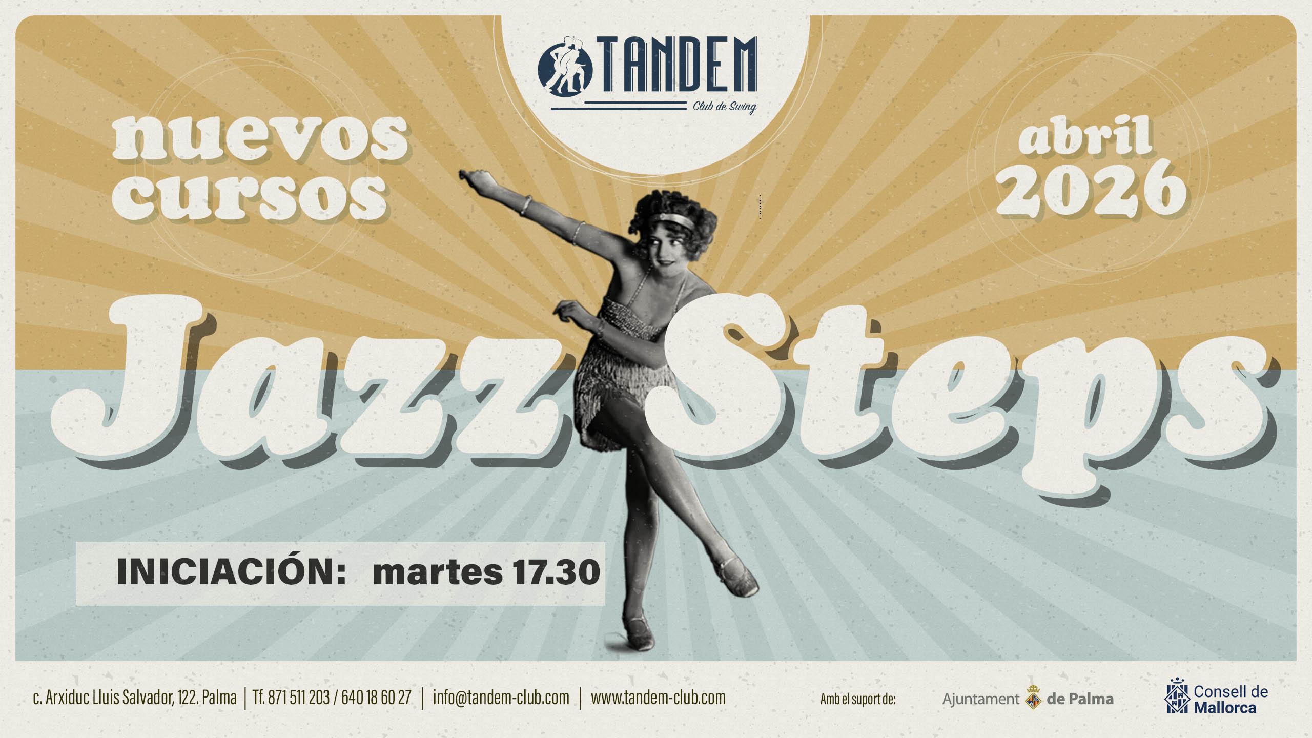 Nuevos Cursos Jazz Steps Abril 26