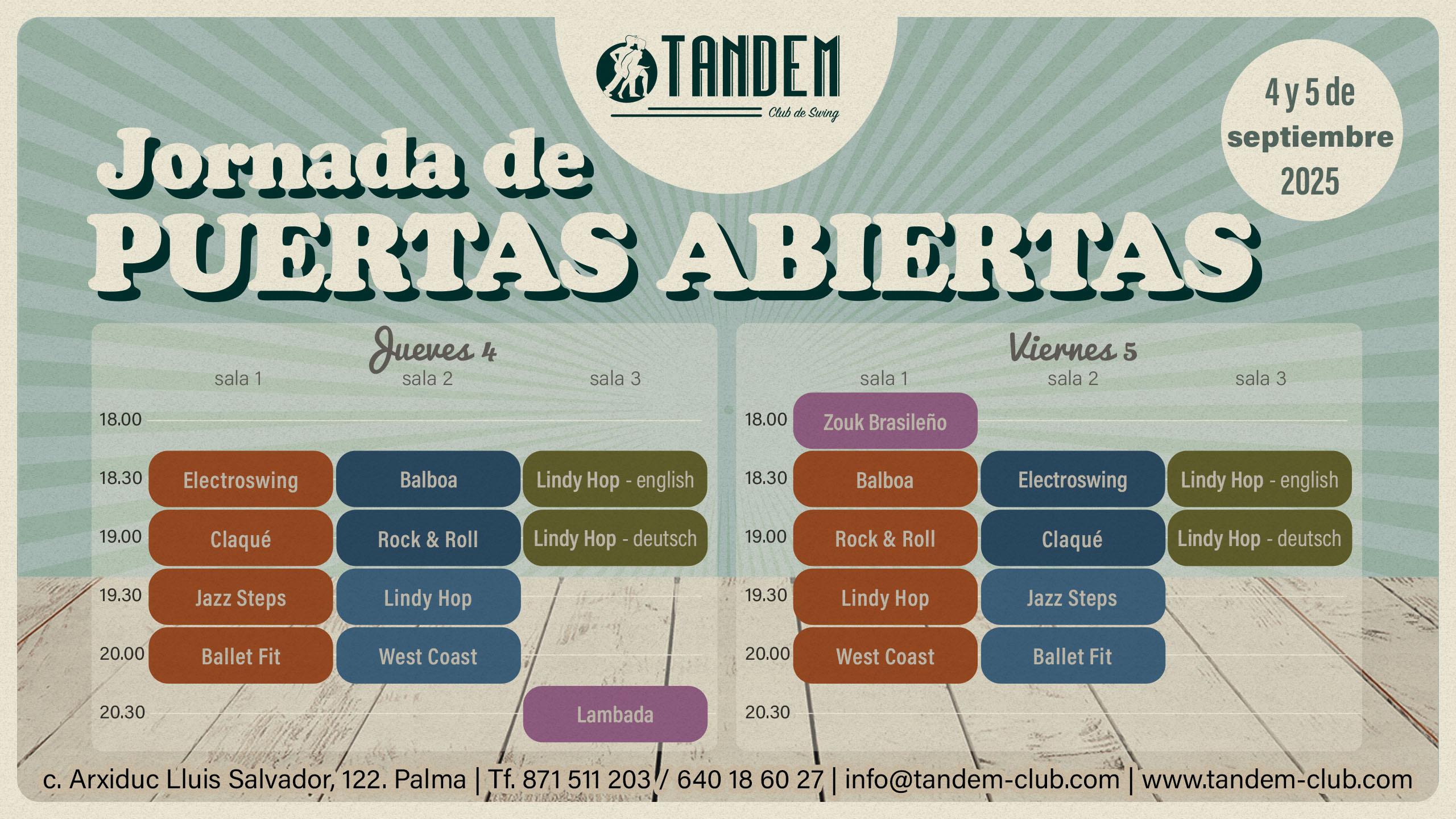 Jornada de Puertas Abiertas Septiembre 25